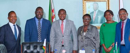 La délégation de la BAD à Harare