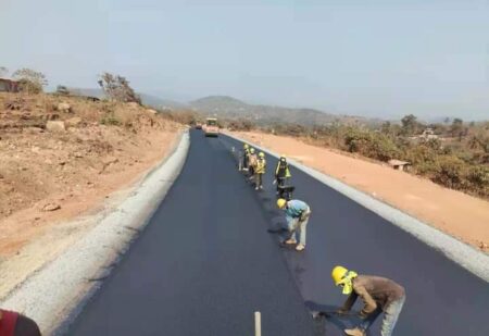 Tronçon en construction