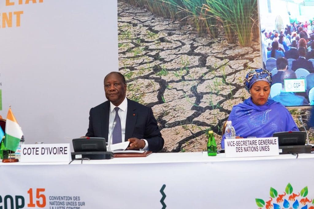 Alassane Ouattara et Amina Mohamed