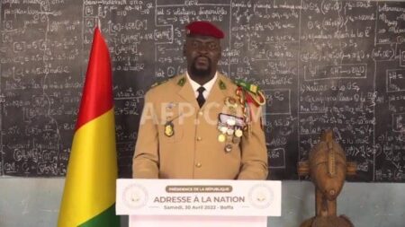 Le Colonel Mamady Doumbouya