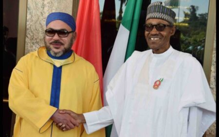 Mohammed VI et Muhammadu Buhari