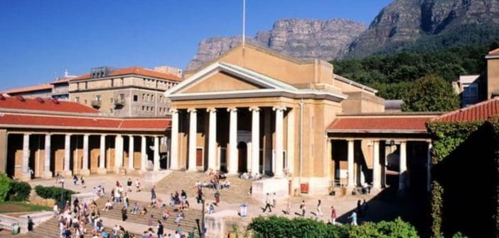 Université de Cap Town en Afrique du sud