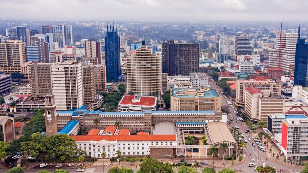 Gaberone, capitale du Botswana 