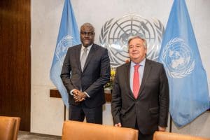 Moussa Faki Mahamat et Antonio Gutures