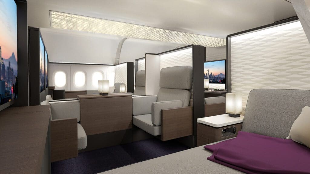 1ère classe en avion