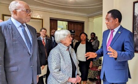 Janet Yellen à Lusaka
