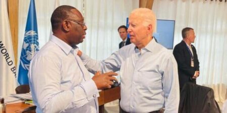 Les Présidents Macky Sall et Joe Biden 