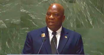 Le 2 septembre, Tribune des de l'ONU, Dr. Moissanda Kouyaté, Ministre des Affaires étrangères et des Guinéens de l'étranger