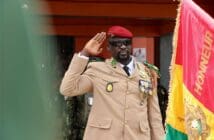 Le Président de la Transition guinéenne, le Colonel Mamadi Doubouya