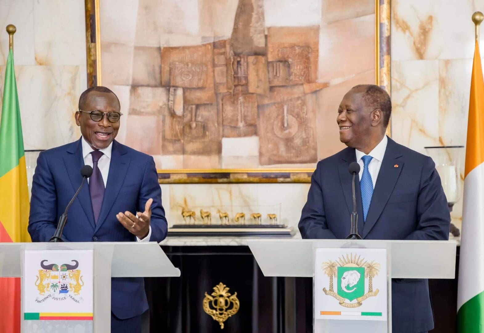 Avant le sommet de Paris pour un nouveau pacte financier mondial : Talon et Ouattara harmonisent leurs points de vue à Abidjan