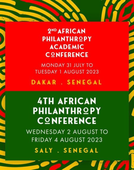 Le Sénégal accueillera deux conférences philanthropiques de grande envergure qui vont susciter la révolution africaine