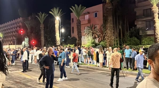 Un puissant séisme ébranle le centre du Maroc Un puissant séisme ébranle le centre du Maroc