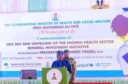 Le Nigeria investira 2 milliards de dollars dans la santé Bola Ahmed Tinubu, Président de la République fédérale du Nigeria
