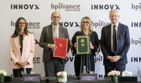 Ce partenariat, s’inscrivant pleinement dans le cadre des plans stratégiques d’INNOVX et de Bpifrance, vise à accompagner, via l’utilisation d’outils de financement, d’investissement et de garanties Bpifrance, des projets stratégiques développés par INNOVX en lien avec des entreprises françaises.