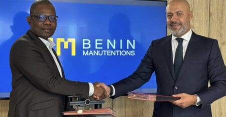 Port de Cotonou | Benin Manutentions S.A et Marsa Maroc consolident leur partenariat Cet accord intervient après le choix porté par la société Bénin Manutentions S.A sur Marsa Maroc en juillet 2024 attributaire pour la gestion déléguée des Terminaux 1 et 5 du Port de Cotonou. En signant cet accord de partenariat, Marsa Maroc conforte son ambition de développer son activité à l’international, conformément à sa nouvelle stratégie : « Marsa 2030.»
