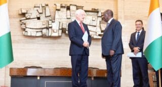 A la sortie d’une audience mardi 26 novembre avec le Président Alassane Ouattara, Ian Cockerill, PDG du groupe canadien Endeavour Mining, a annoncé la découverte d'un gisement aurifère «de classe mondiale» à Tanda, dans le Nord-Est du pays un peu plus de six mois après le projet Koné.