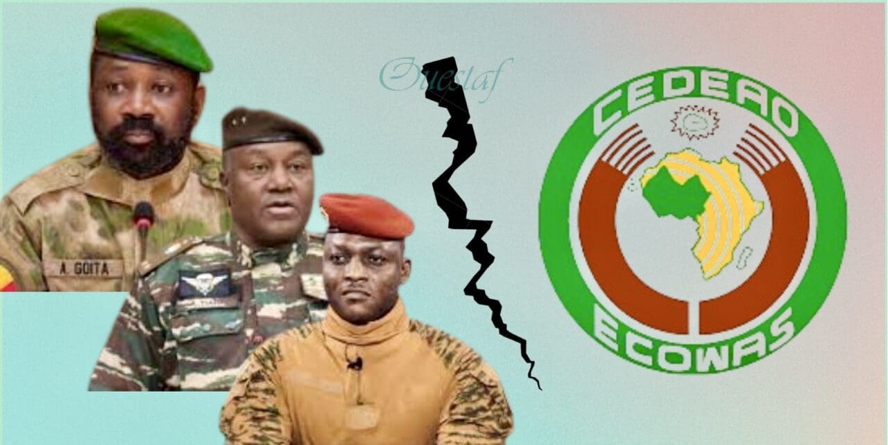 CEDEAO vs AES | La séparation des corps en attendant le divorce Selon le communiqué de la Cédéao, malgré le retrait du Mali, du Niger et du Burkina Faso, les citoyens de ces pays continueront de jouir des droits de circulation, résidence et établissement prévus dans les traités de l’Organisation sous-régionale.