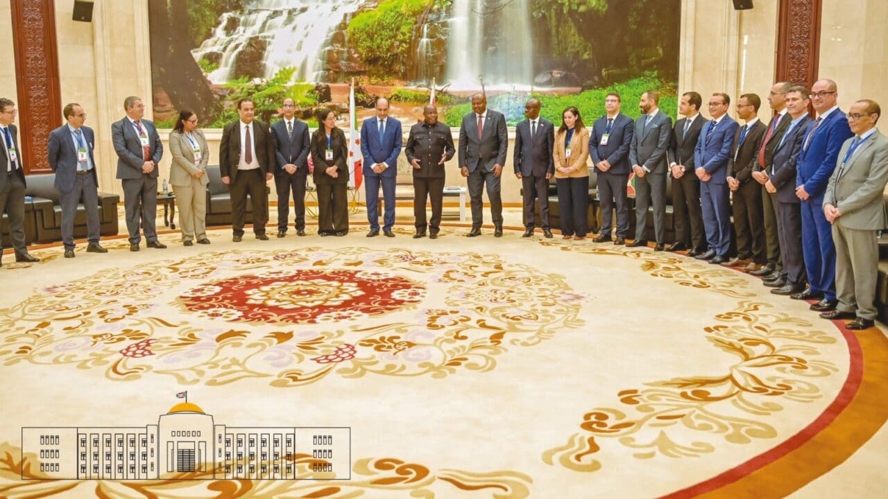 La délégation marocaine reçue par le Chef de l'Etat du Burundi.