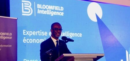 Bloomfield Intelligence a pour objectif de rendre l’analyse économique et financière plus adaptée aux réalités africaines, en particulier pour les décisions d'investissement, les politiques publiques et les stratégies économiques et sociales. La filiale propose des outils innovants comme Bloomfield Tigran, une plateforme d’évaluation de la qualité de crédit des entreprises utilisant des données en temps réel. Elle offre également des rapports sectoriels détaillés, un indice des performances mensuelles des secteurs privés africains (Bloomfield Private Index), ainsi qu’une prévision de la croissance économique des pays africains (Bloomfield Forecast), calculée mensuellement, trimestriellement et annuellement.