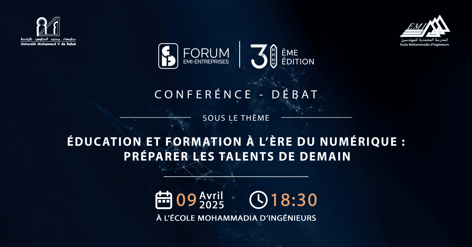Dans un monde en mutation rapide, où la révolution numérique redéfinit les compétences et les parcours professionnels, l'éducation et la formation constituent des leviers essentiels pour assurer l'essor économique et social du Maroc.