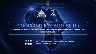 Maroc | Rabat : le Forum Mines propulse la coopération Sud-Sud au premier plan Pendant deux jours, l’ENSMR se transformera en véritable hub d’échanges entre étudiants, jeunes diplômés et acteurs majeurs du tissu économique. Placé sous le thème «Coopération Sud-Sud : le Maroc au cœur des nouvelles dynamiques africaines préconisant un essor intégré,» le forum ambitionne de mettre en lumière le rôle central du Royaume dans la redéfinition des partenariats africains.