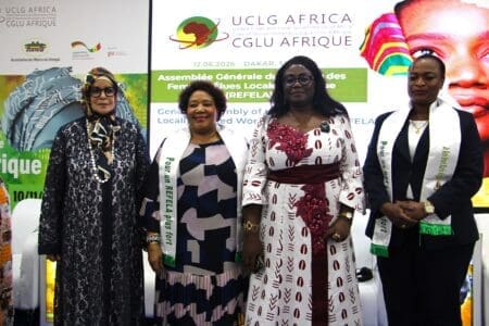 Sénégal | CGLU Afrique : le REFELA se dote d’une nouvelle présidence et trace sa feuille de route jusqu’en 2030 L’Assemblée générale élective du REFELA, tenue le 12 juin à Dakar, a marqué un tournant pour le réseau continental des femmes élues locales. À l’issue des travaux, la commune d’Afanloum, au Cameroun, représentée par Mme Marie Angèle Meyanga, a été élue à la présidence de l’organisation pour un mandat de trois ans. Elle succède à Mme Rohey Malick Lowe, maire de Banjul, qui a porté la voix du REFELA au cours des dernières années.