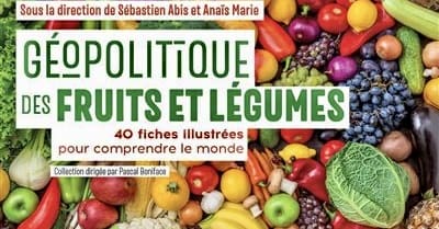 Publication | Ouvrage : Géopolitique des fruits et légumes vient de paraître Des champs aux étals, des serres aux marchés pour les agriculteurs, des routes commerciales aux tensions climatiques, fruits et légumes dessinent une géopolitique insoupçonnée. Ressources nutritionnelles, piliers de la sécurité alimentaire mondiale, objets de convoitises économiques et d'innovations scientifiques, ils sont au cœur des équilibres et des déséquilibres de notre planète.