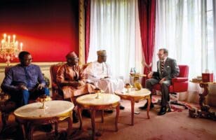 Le Roi Mohammed VI accorde une audience aux ministres des Affaires étrangères de l’Alliance des Etats du Sahel - Burkina Faso, Mali, Niger