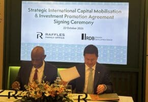 Le 22 octobre, la Rwanda Development Board (RDB), l’agence publique chargée de promouvoir les investissements, et Raffles Family Office (RFO) ont annoncé un partenariat destiné à mobiliser plusieurs centaines de millions de dollars de capitaux étrangers au cours des prochaines années.